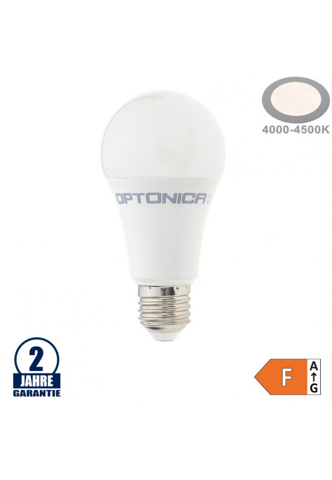 14W LED Bulb with E27 Base - Natural Light 4500K